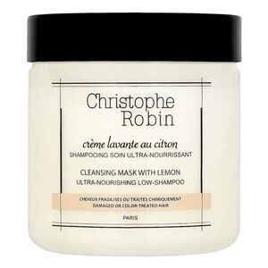 Christophe Robin Cleansing Mask with Lemon Ultra Nourishing Low Shampoo 8.33oz